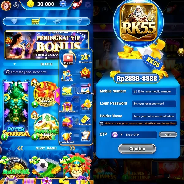 RK555 Login Resmi APK 2026